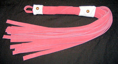 Wide Lash Leather or Suede Flogger