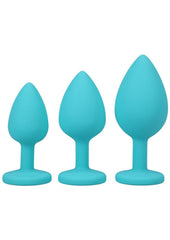 A-Play Silicone Anal Trainer - Teal - Set