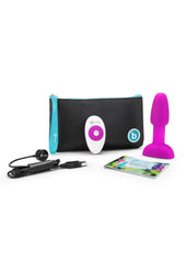 B-Vibe Rimming Petite Rechargeable Silicone Anal Plug with Remote