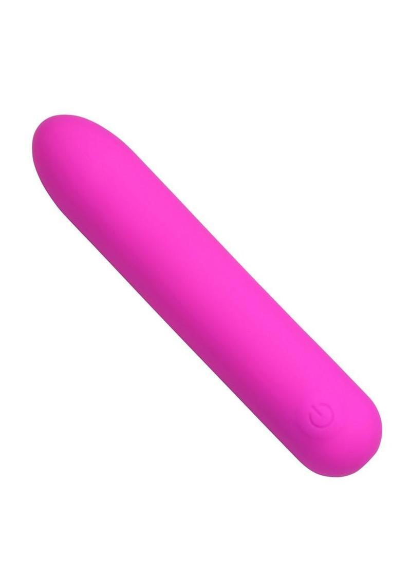 Bang Tapered Flexible Silicone Rechargeable Bullet - Pink
