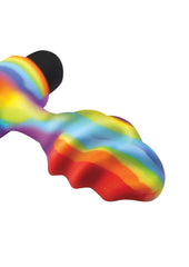 Bang Vibrating Rainbow Butt Plug Silicone Rechargeable - Anal PLug for Men or Women