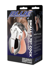 Blue Line Cock Humiliation Chastity Cage Small 2.75in - Stainless - Steel