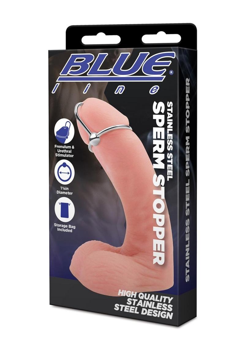 Blue Line Stainless Steel Sperm Stopper - 33mm