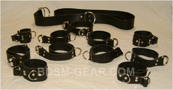 Belt Set for Bondage Chairs, Tables, and Crosses
