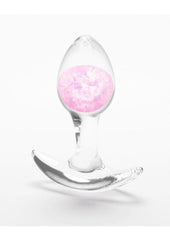Cosmic Glams Silicone Anal Plug - Pink - Small