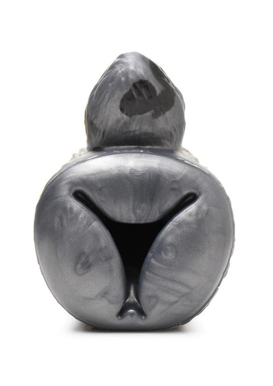 Creature Cocks She-Wolf Silicone Stroker - Black/Silver