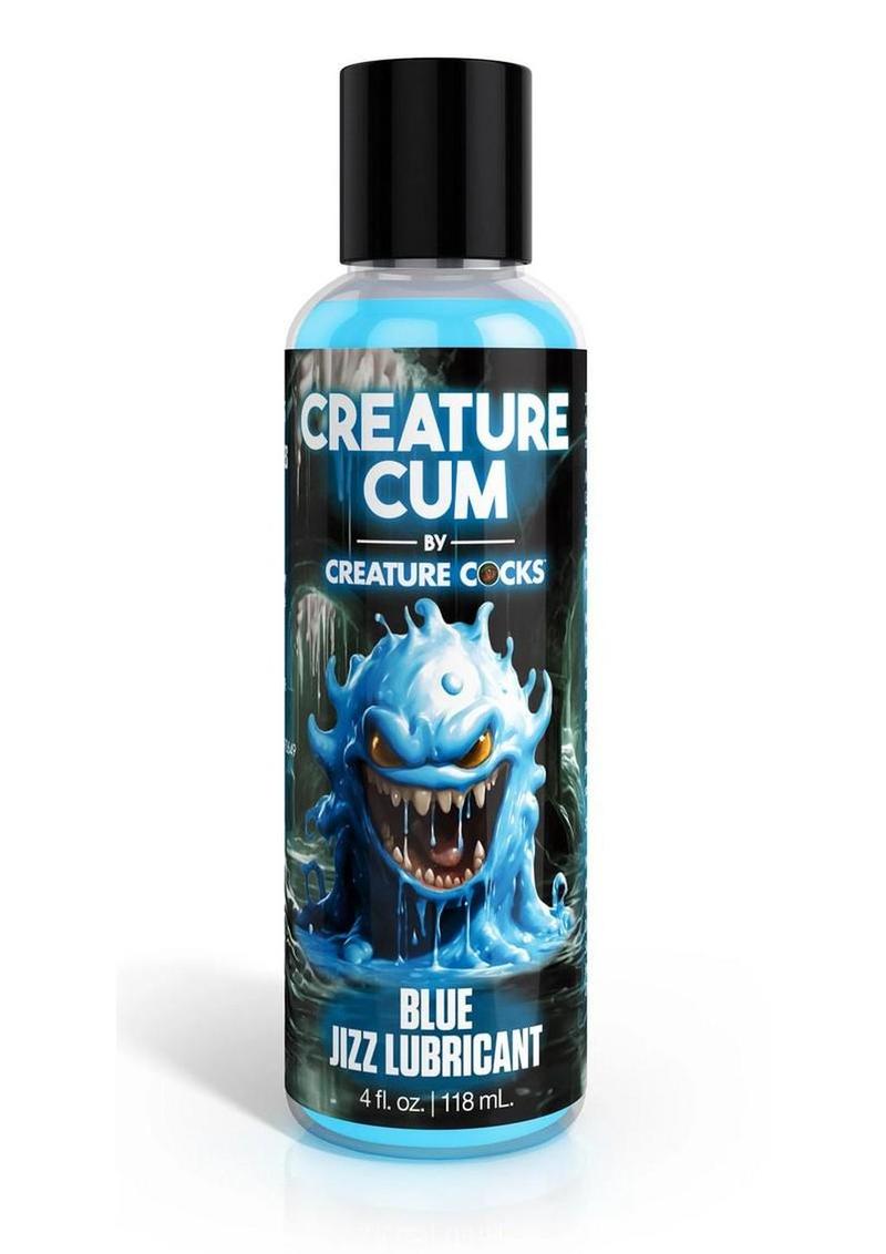 Creature Cum Blue Unscented Jizz Water Based Lubricant - Blue - 4oz
