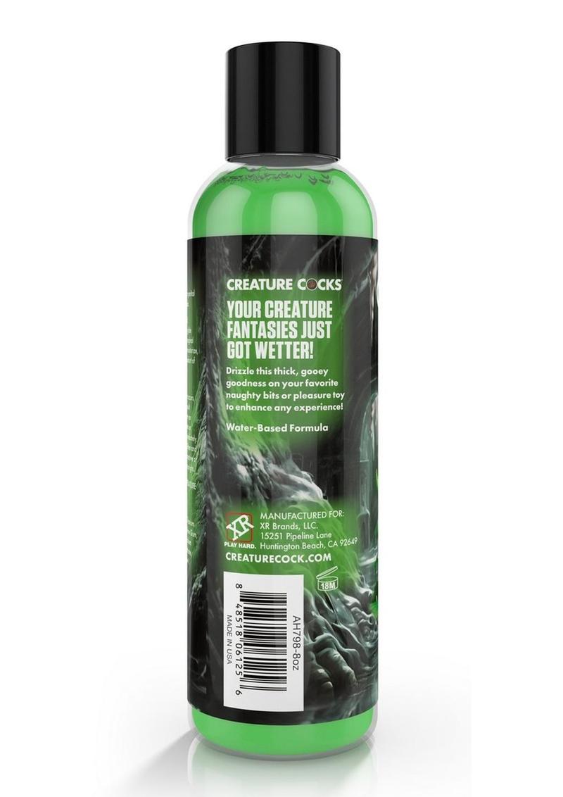 Thick and slick water-based sex lube in green