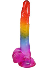 Large soft dildo with realistic veins, flexible shaft, and smooth finish designed for deep, lifelike intimate experiences