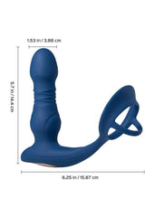 Cyrus App Control Thrusting Rechargeable Prostate Massager with Cock Ring Sex toys for Men, Male Sex Toiy