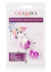 Duotone Orgasm Kegel Balls - Multicolor/Purple/White