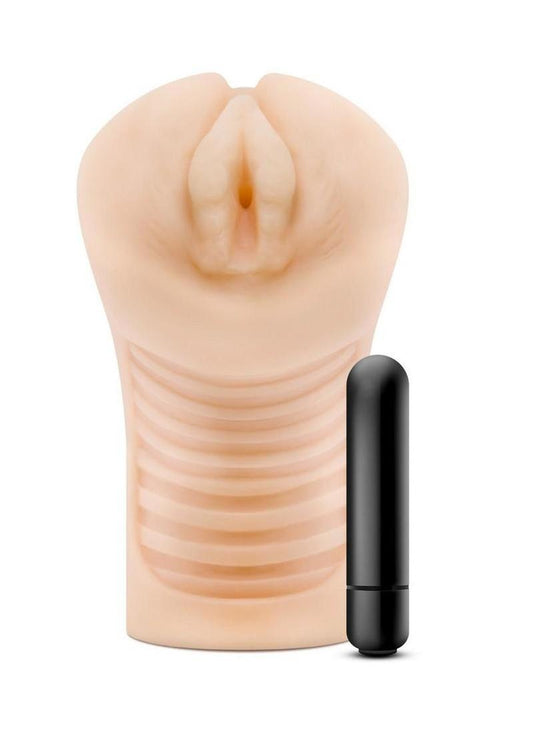 ribbed male stroker canal detail