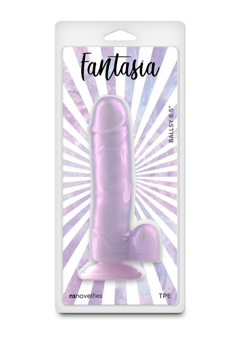 purple dildo with balls for females
