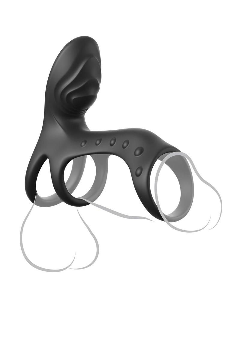 Silicone cock ring for comfortable fit