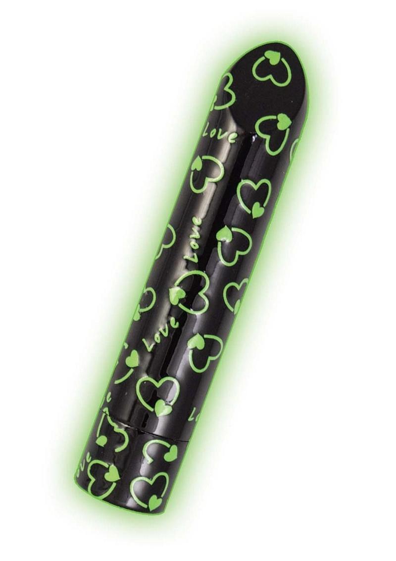 Glow Vibes Sweet Heart Rechargeable Glow In The Dark Bullet