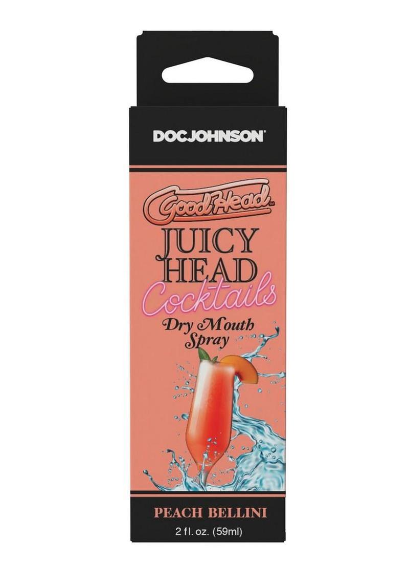 Goodhead Juicy Head Cocktails Dry Mouth Spray 2oz - Peach Bellini