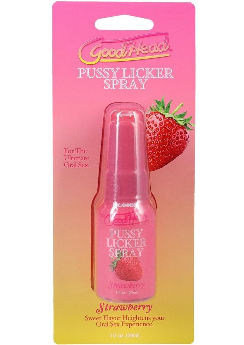 Goodhead Pussy Licker Spray - Strawberry - 1oz