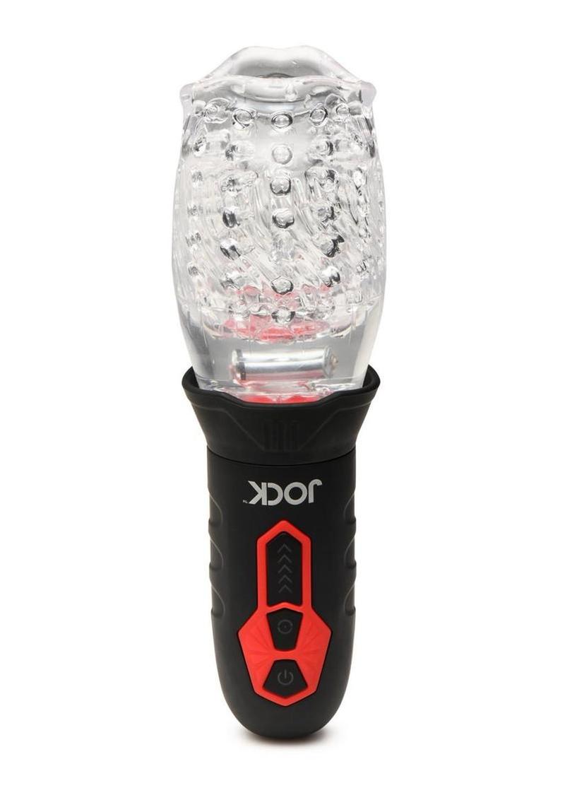 Jock Spinning and Vibrating Rechargeable Male Masturbator Primal Pleasure Jock Spinning and Vibrating Rechargeable Male Masturbator Primal Pleasure