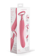 Le Wand Lick Silicone Rechargeable Vibrating Tongue - Pink/Rose