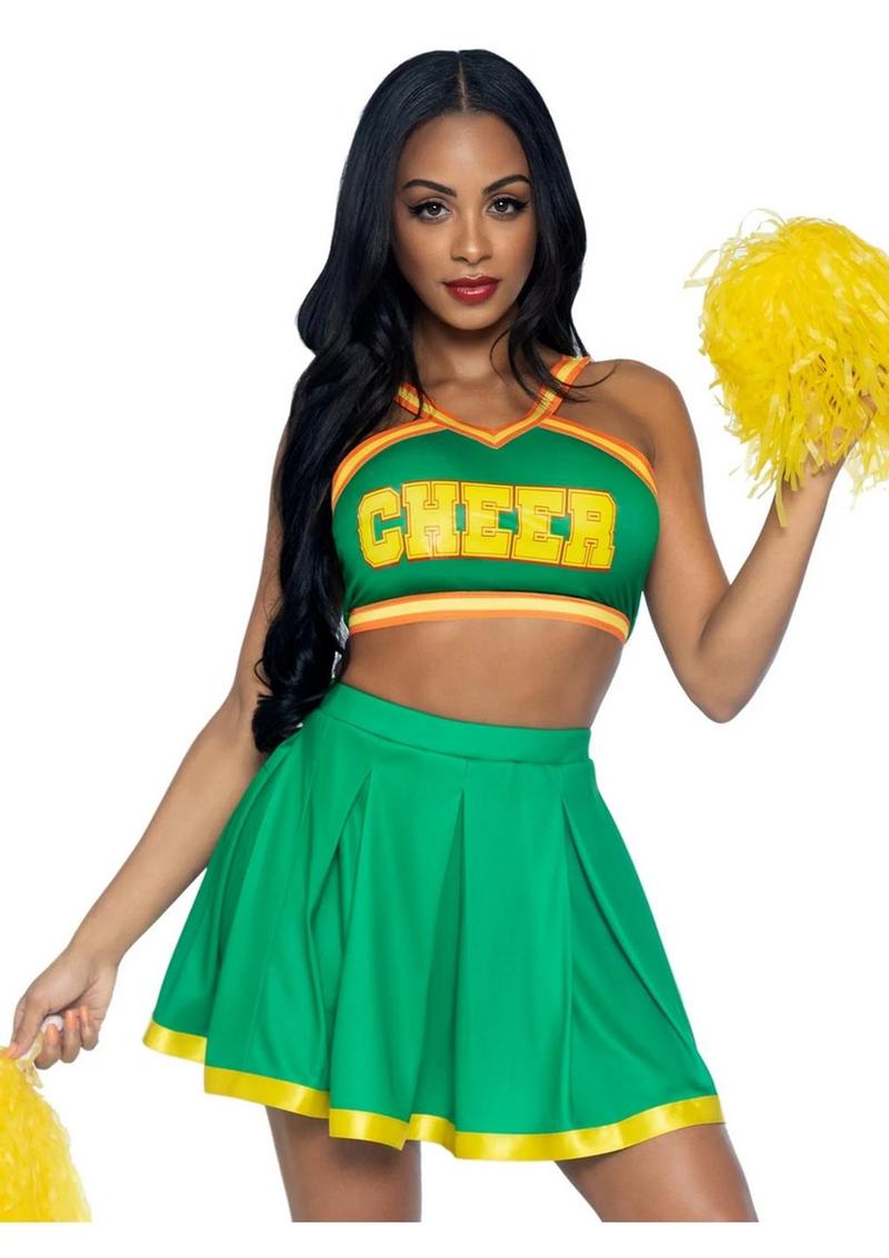 Leg Avenue 3 piece cheerleader role play outfit