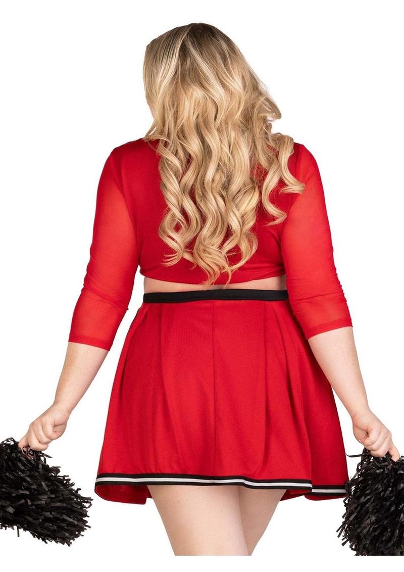 Plus size Varsity Babe cheerleader cosplay costume