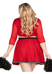 Plus size Varsity Babe cheerleader cosplay costume