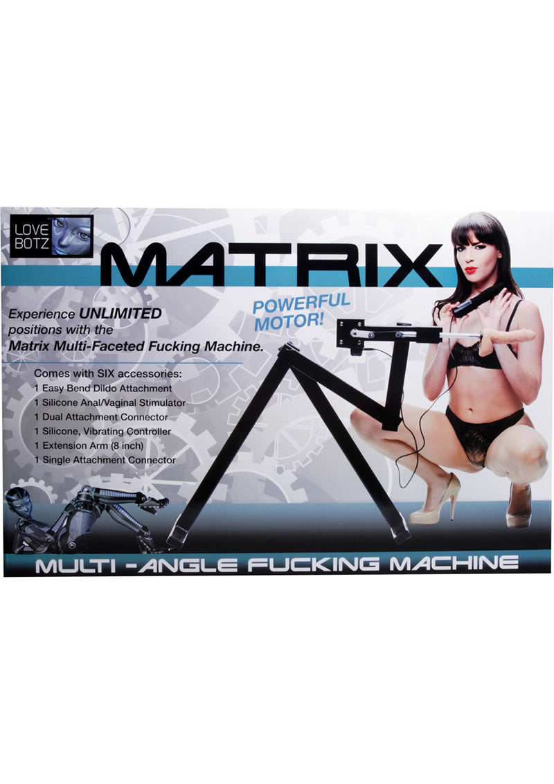lovebotz matrix multi angle sex machine black friday cyber monday sale adjustable thrusting machine with dp option