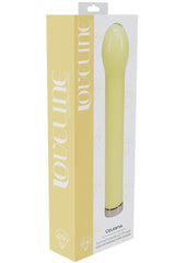 Ladies Rechargeable Glass Vibrator - Yellow