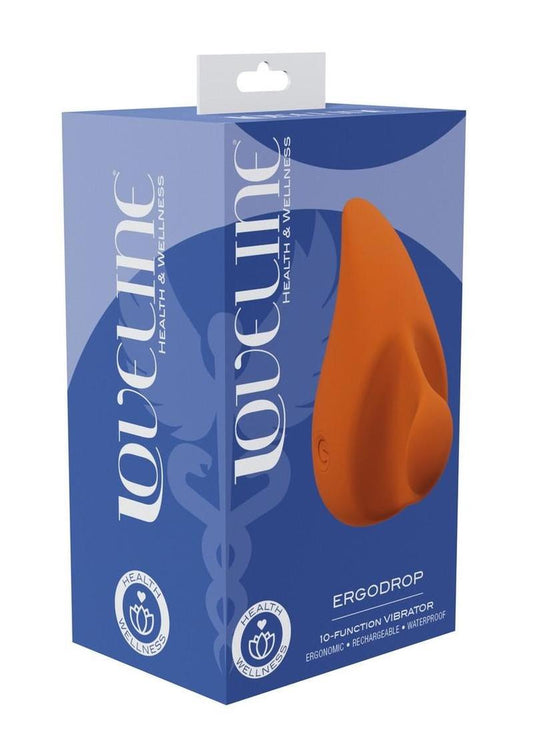 Womens Orange Silicone Vibrator