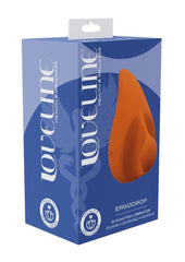 Womens Orange Silicone Vibrator