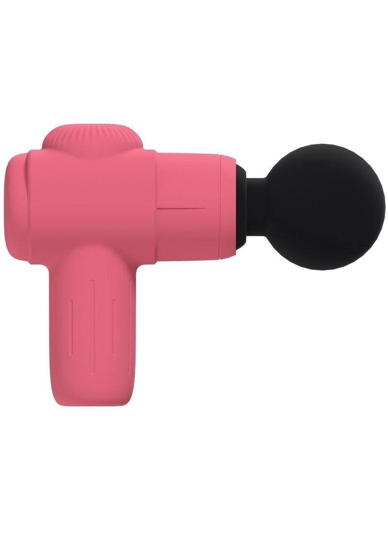 Handheld personal massager with soft tip