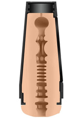 tight canal pocket stroker that warms with use for realistic sensation edging practice and stamina building