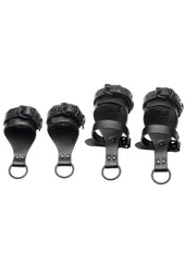 Bed restraints for bedroom sex play between couples