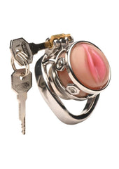 Heavy duty metal chastity for men BDSM cage