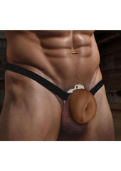 secure feminine chastity cage with locking mechanism body safe materials and adjustable harness from adult sex store