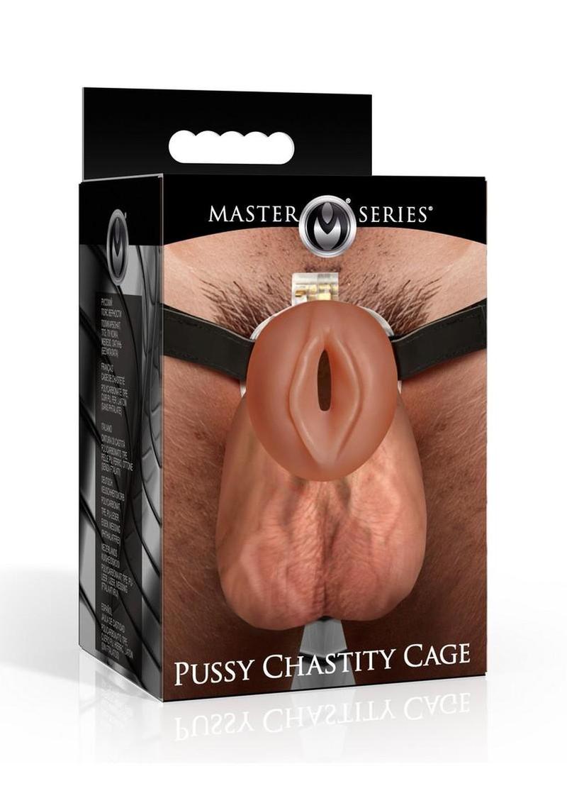 feminine chastity cage with soft tpe body adjustable rings durable harness and secure locking design from adult toy store