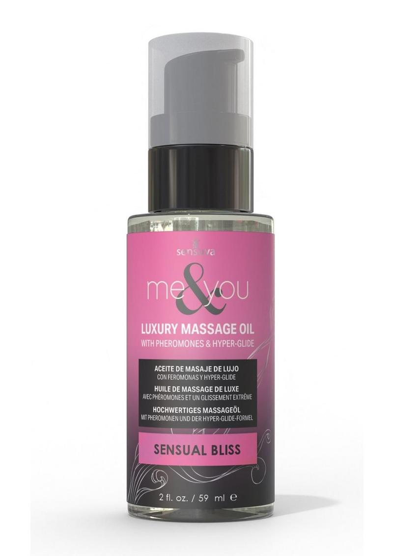 Me and You Pheromone Infused Luxury Massage Oil Sensual Bliss - 2oz
