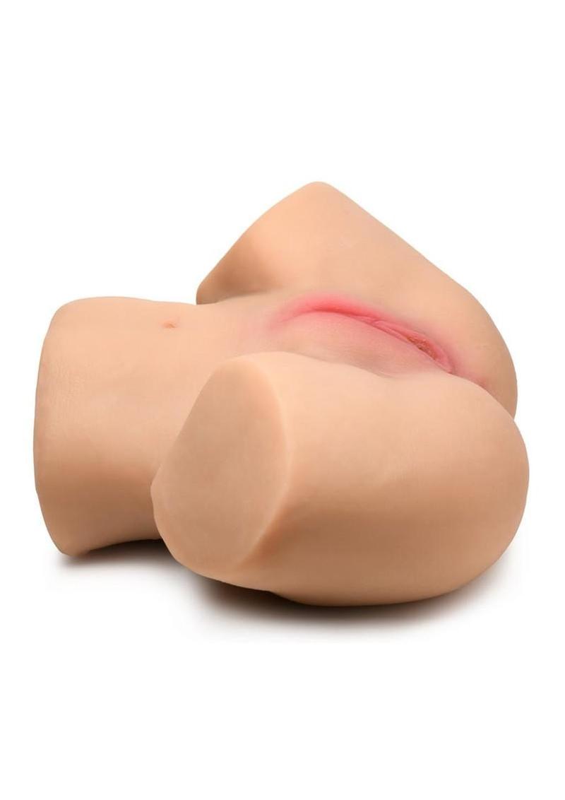 Rechargeable pussy and ass masturbator male toy