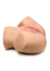 Rechargeable pussy and ass masturbator male toy