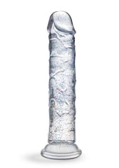 Naturally Yours Gala Dildo 6in - Sparkling - Clear