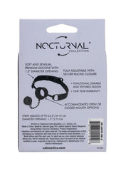 nocturnal collection silicone gag crafted for comfort control and thrilling dominance during intimate bondage