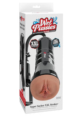 Pdx Extreme Wet Pussies Super Sucker XXL Stroker - Pussy - Caramel - XXLarge