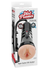 Pdx Extreme Wet Pussies Super Sucker XXL Stroker - Pussy - Vanilla - XXLarge