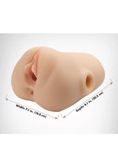 Textured male masturbator sleeve for strong sensations