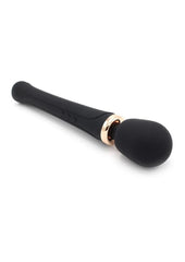 Pixey Aquawand Rechargeable Silicone Body Wand - Black Edition Sex Toy