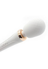 Pixey Aquawand Rechargeable Silicone Body Wand Sex Toy- White Edition