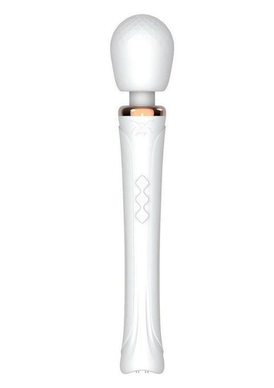 Pixey Aquawand Rechargeable Silicone Body Wand - White Edition