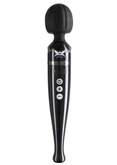 Pixey Deluxe Rechargeable Wireless Wand - Black Chrome