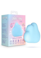 Play with Me Cuddle Cloud Rechargeable Silicone Clitoral Massager - Blue