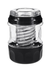 Playboy Spring Fling Rechargeable Stroker - Black/Clear